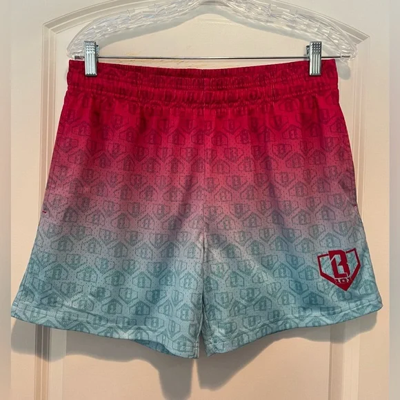 Baseball Lifestyle 101 Gradient Cotton Candy Shorts - Picture 1 of 4